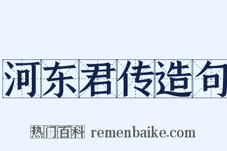 河东君传造句是什么意思的图片